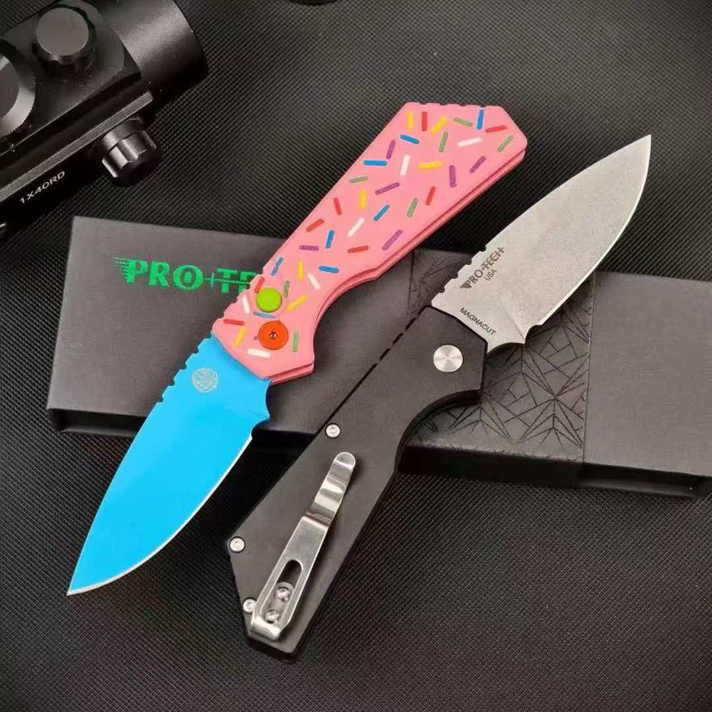 New Pro-Tech Strider TP Automatic Side-Opening Folding Knife