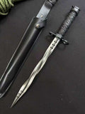 Hot-selling August 1st Spiral Triangular Bayonet and August 1st Quadriangular Bayonet (Leather Case)