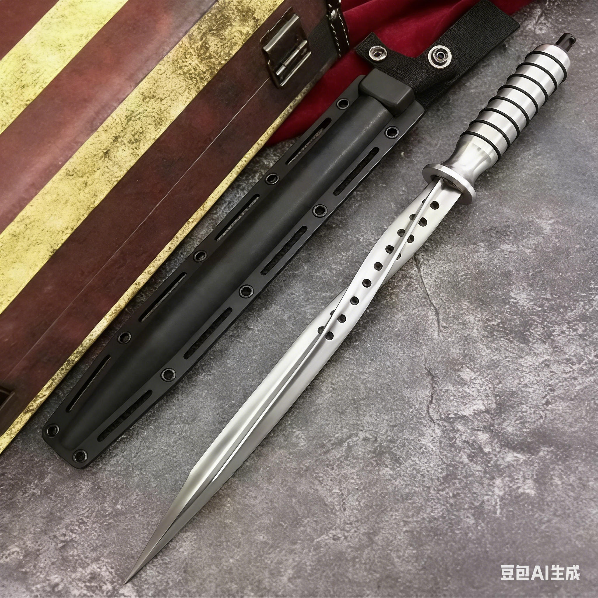 65 spiral three-edged bayonet