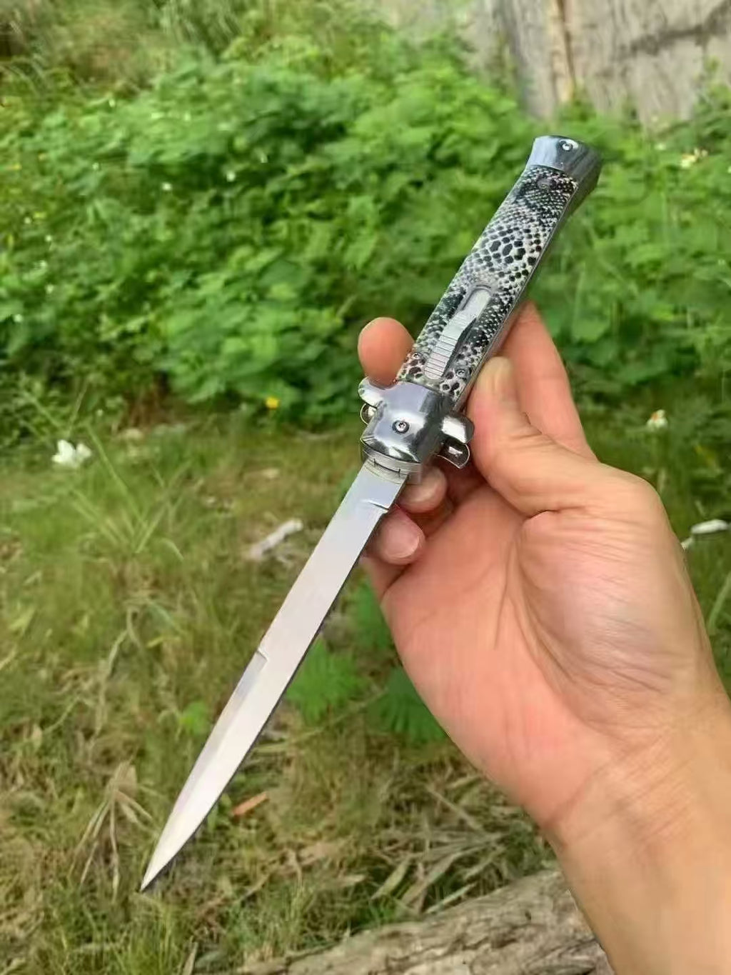 New 11-inch AKC Italian Mafia - Gambler's Switch Knife