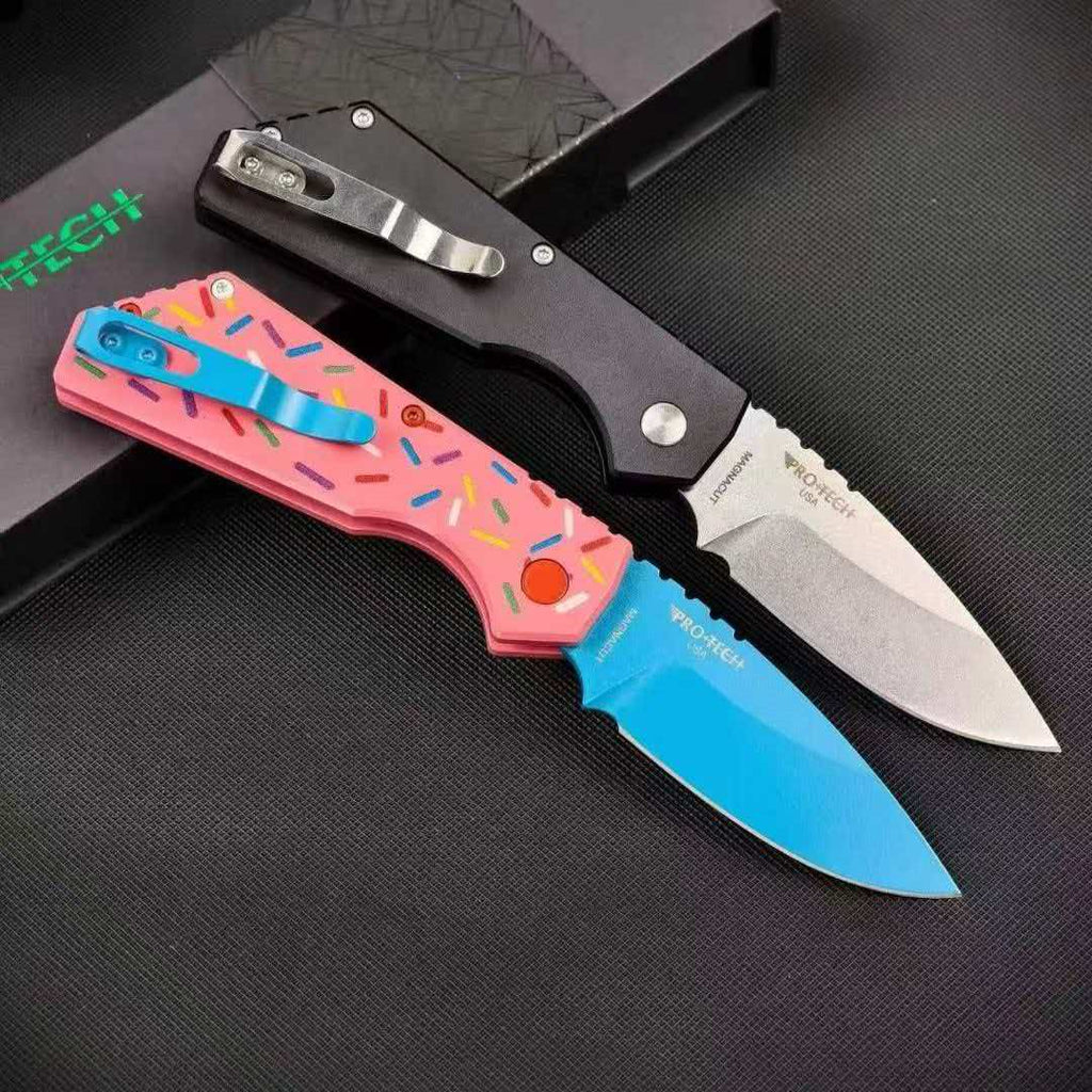 New Pro-Tech Strider TP Automatic Side-Opening Folding Knife
