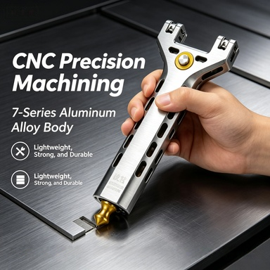 (Laser) Machinist II, CNC process aviation aluminum automatic loading high-precision laser slingshot
