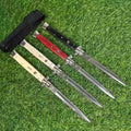 High strength and structural stability: 13-inch Italian Mafia Gambler's Side-Switch Knife