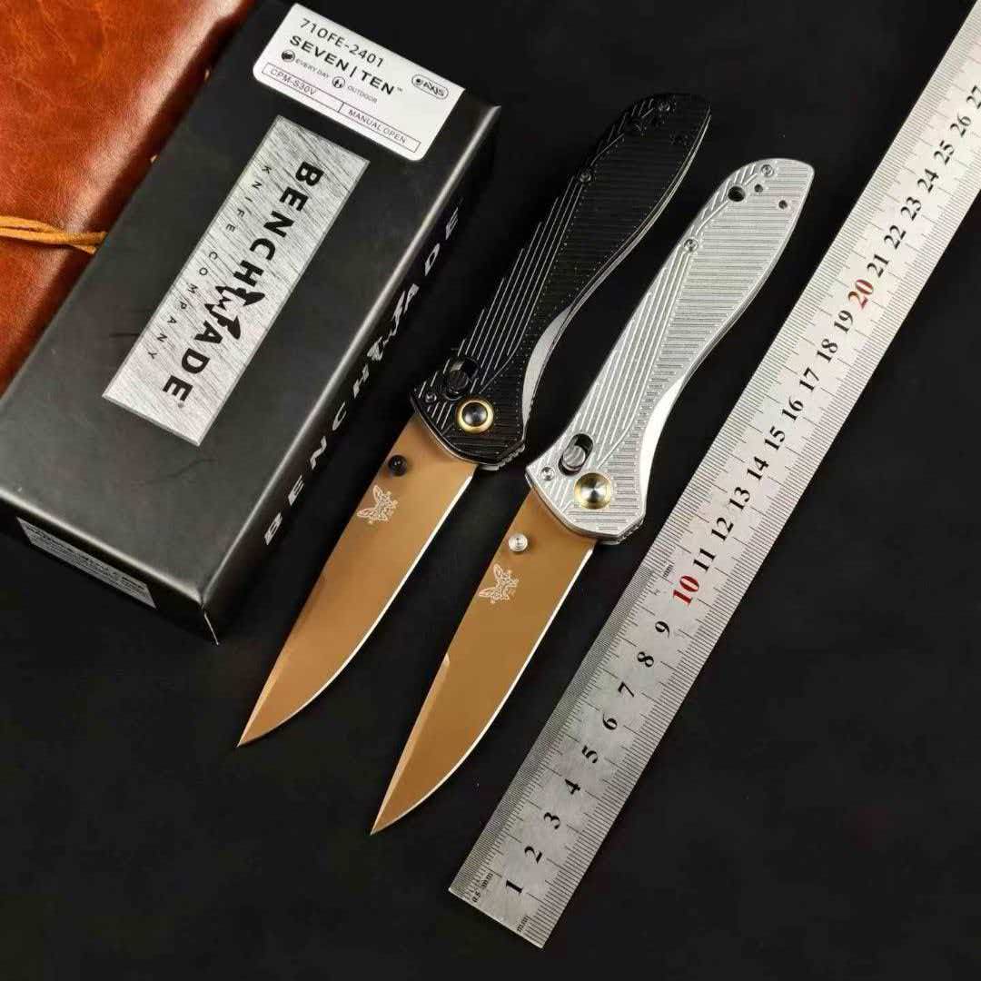Benchmade 710FE-2401 Seven Ten Limited Edition EDC Tactical Folding Knife (Collaboration Model)