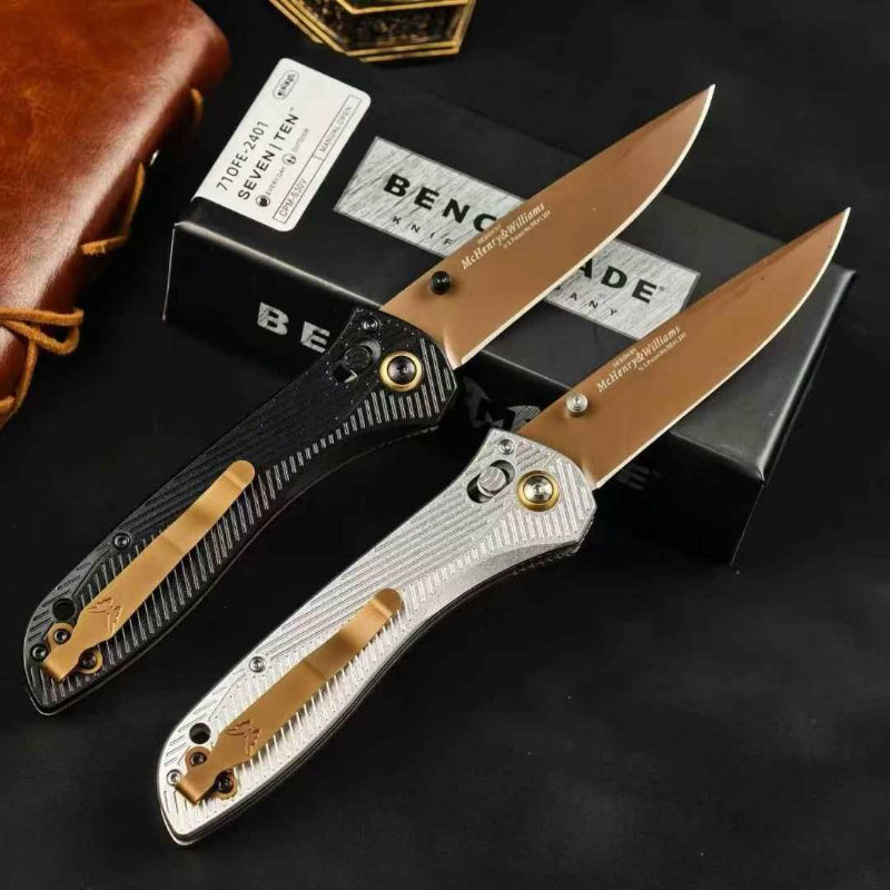 Benchmade 710FE-2401 Seven Ten Limited Edition EDC Tactical Folding Knife (Collaboration Model)