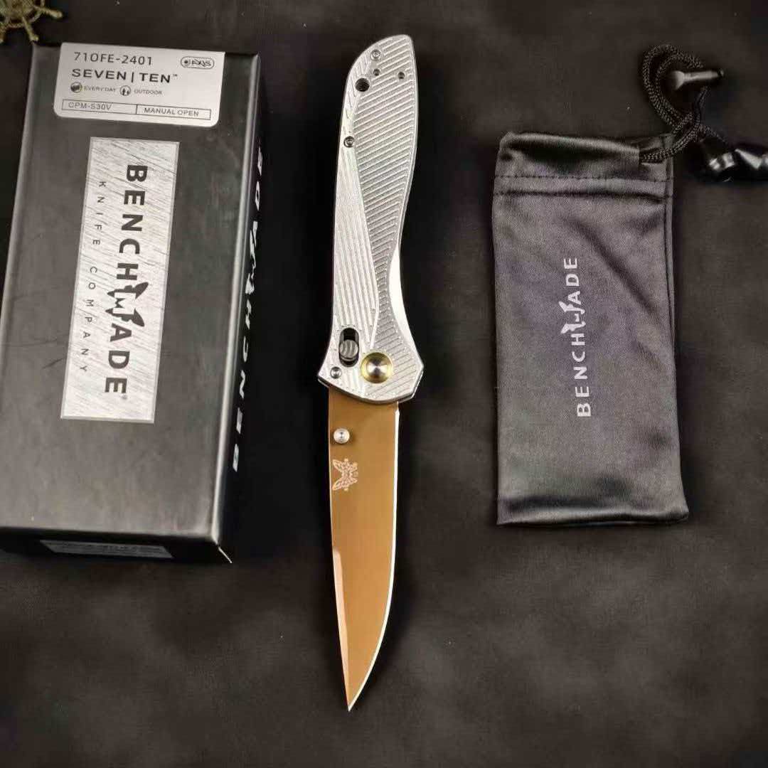Benchmade 710FE-2401 Seven Ten Limited Edition EDC Tactical Folding Knife (Collaboration Model)