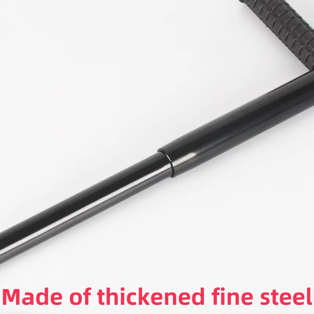 Alloy steel telescopic T-shaped riot baton (retractable)