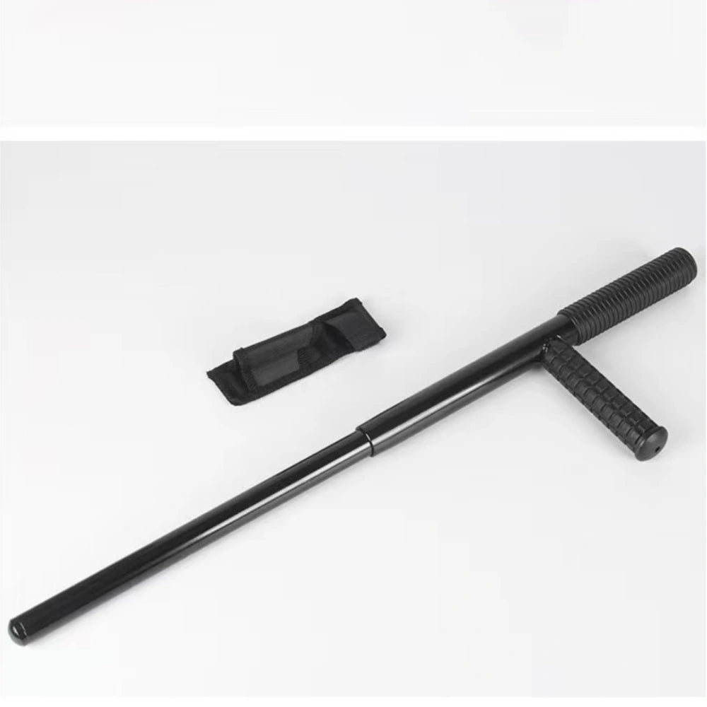 Alloy steel telescopic T-shaped riot baton (retractable)