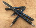 BM42 Blue Eye Black Butterfly Flicker