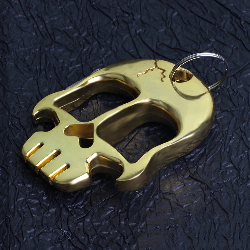 Double-fingered brass knuckles