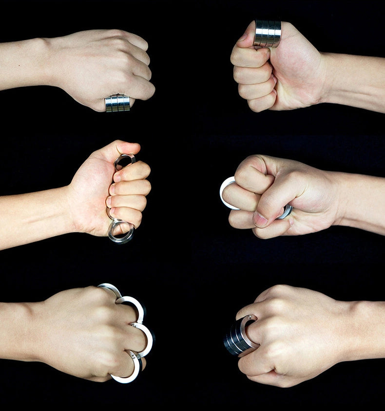 Four-finger brass knuckles