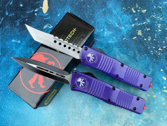 Micro-technique Big Dragon jump knife (horizontal stripes)