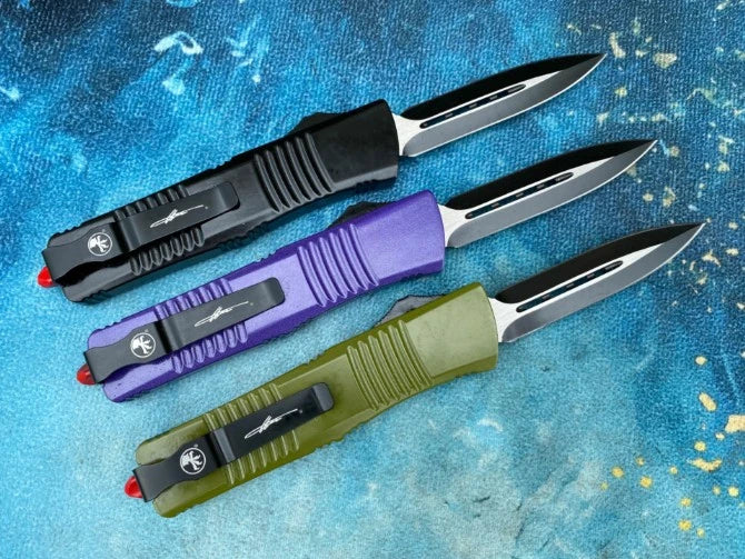 Micro-technique Big Dragon jump knife (horizontal stripes)