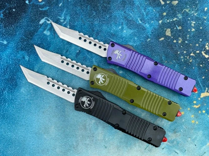 Micro-technique Big Dragon jump knife (horizontal stripes)