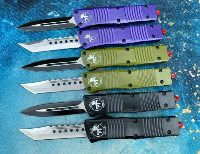 Micro-technique Big Dragon jump knife (horizontal stripes)