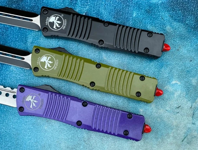Micro-technique Big Dragon jump knife (horizontal stripes)