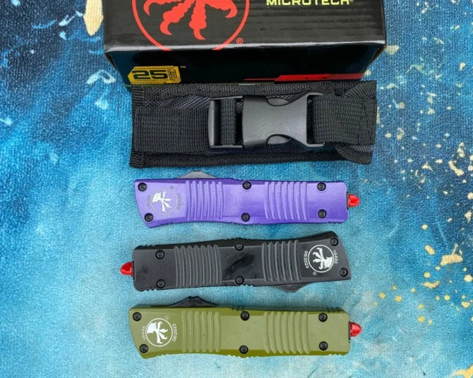Micro-technique Big Dragon jump knife (horizontal stripes)