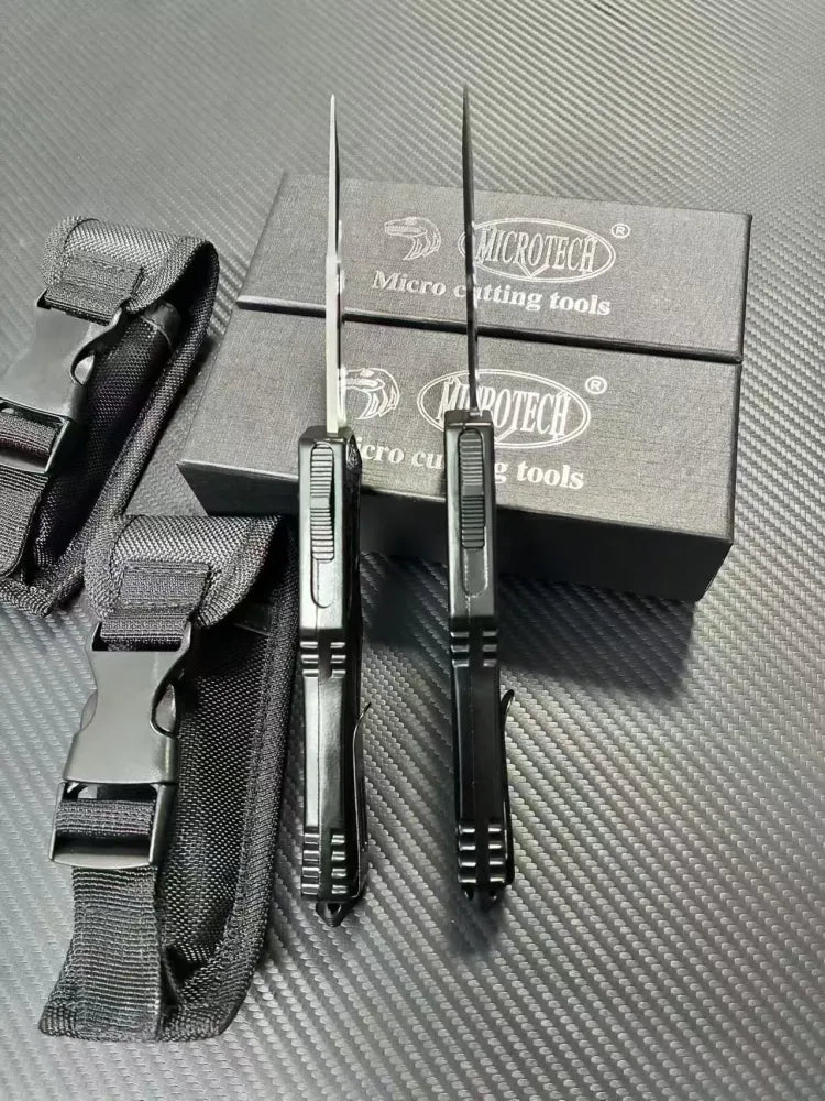 Microtech Navy Beetle straight out jump knife OTF