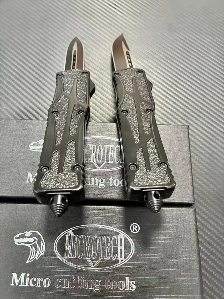 Microtech Navy Beetle straight out jump knife OTF