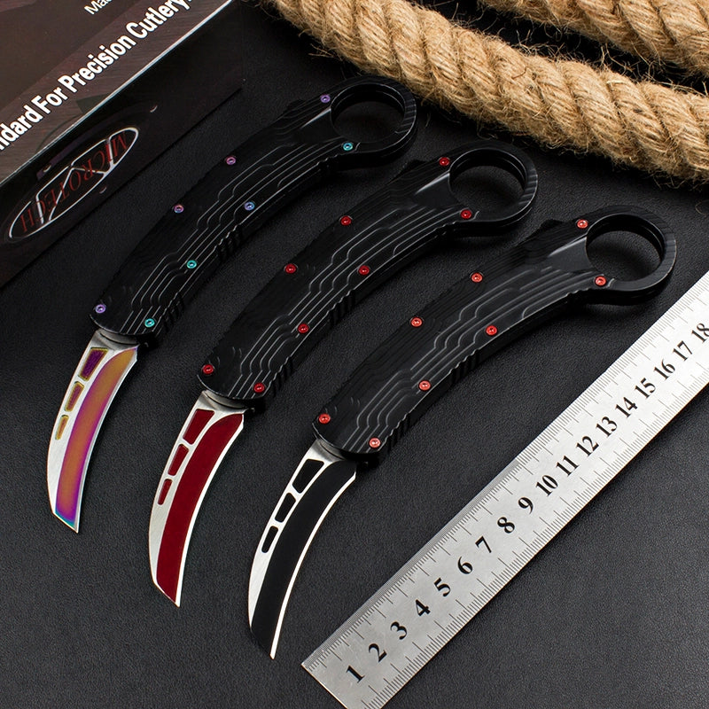 Microtech Red Raptor Claw Jump Knife (Three Colors)