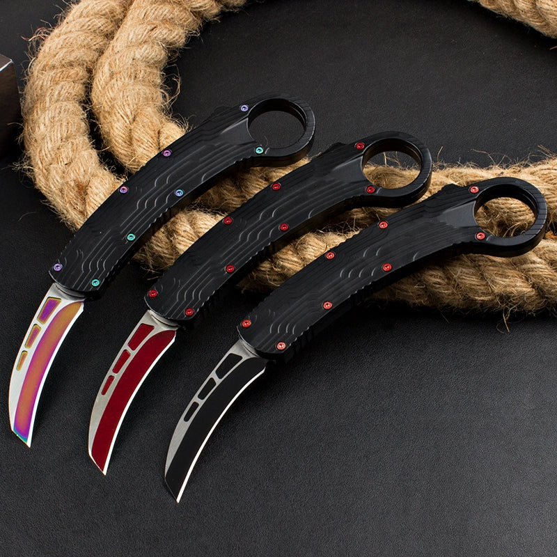 Microtech Red Raptor Claw Jump Knife (Three Colors)