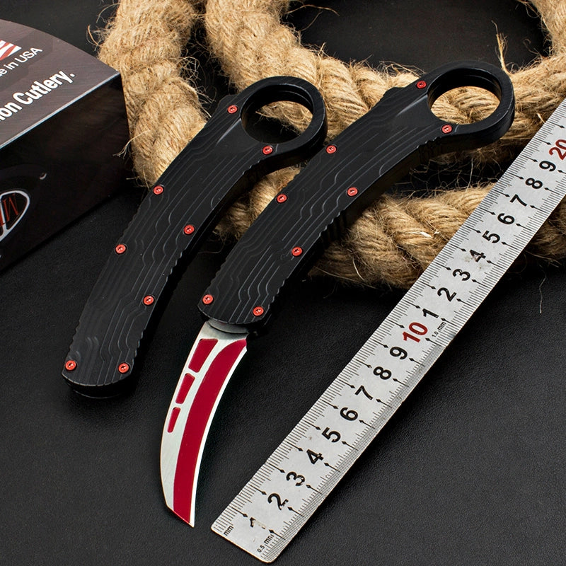 Microtech Red Raptor Claw Jump Knife (Three Colors)