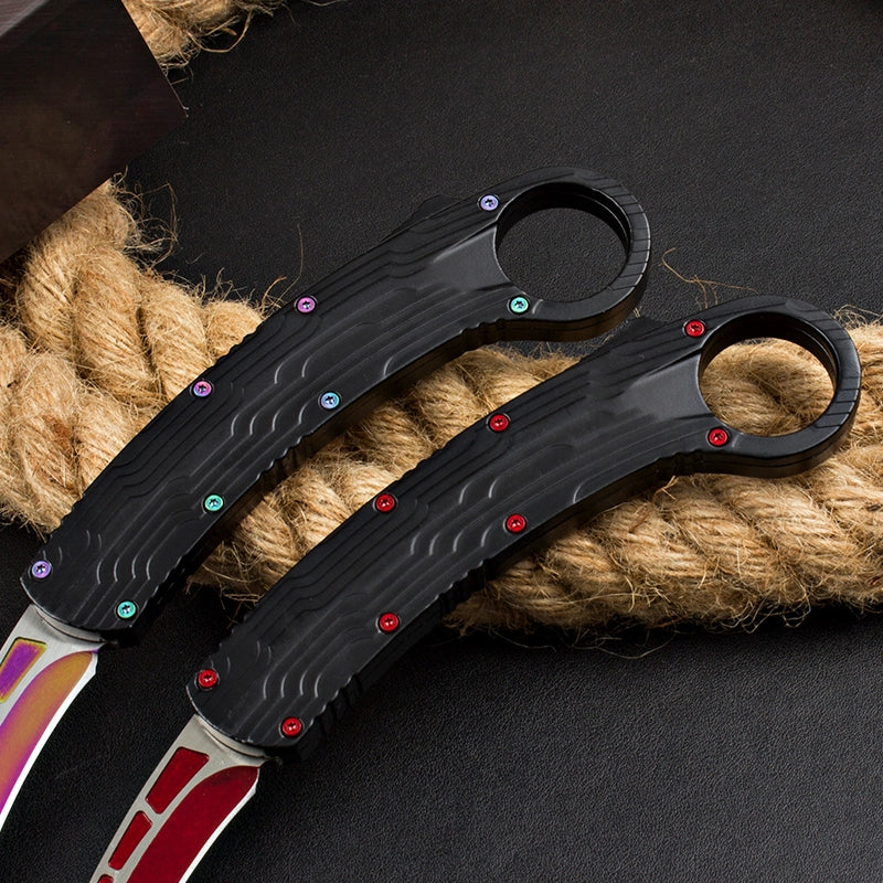 Microtech Red Raptor Claw Jump Knife (Three Colors)