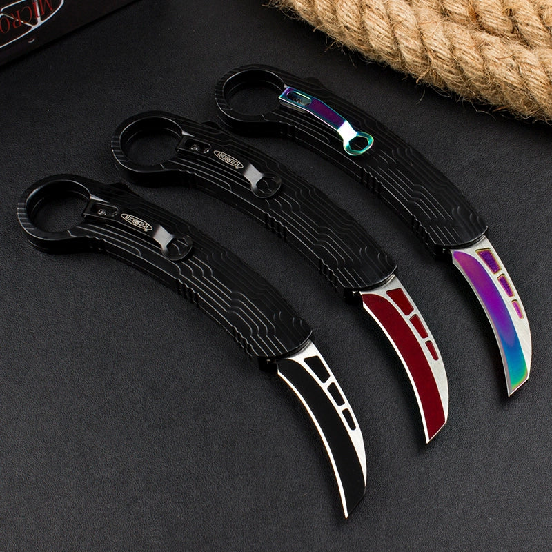 Microtech Red Raptor Claw Jump Knife (Three Colors)