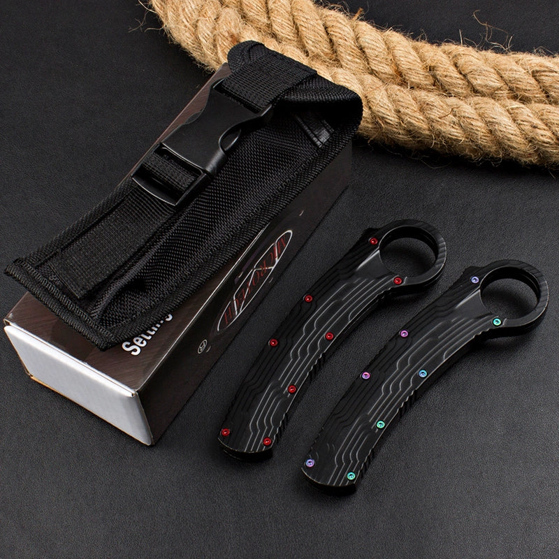 Microtech Red Raptor Claw Jump Knife (Three Colors)