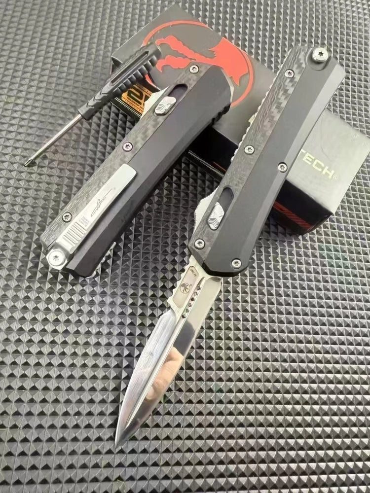 Microtech Snake Jump Knife Carbon Fiber (Mirror Edition)