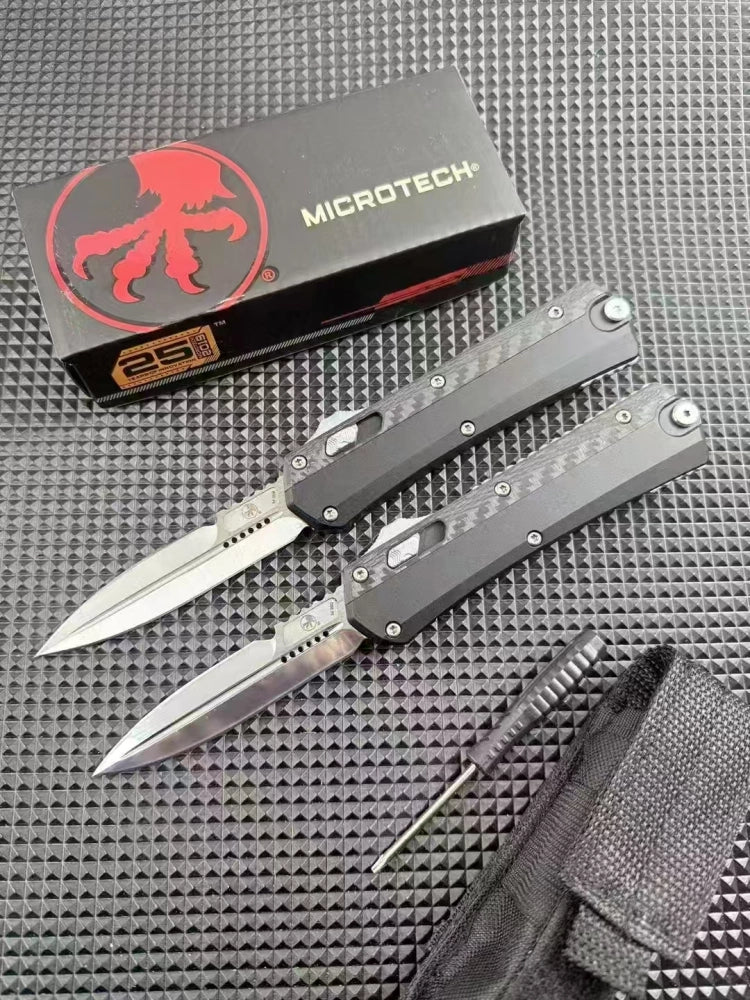 Microtech Snake Jump Knife Carbon Fiber (Mirror Edition)