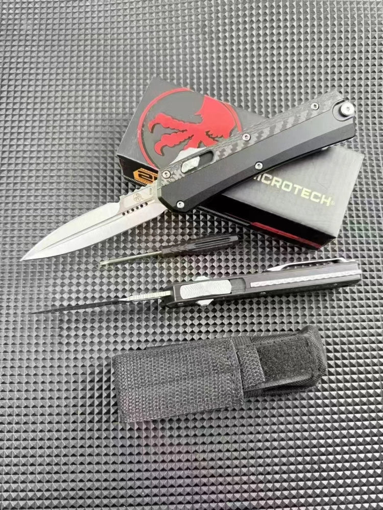 Microtech Snake Jump Knife Carbon Fiber (Mirror Edition)