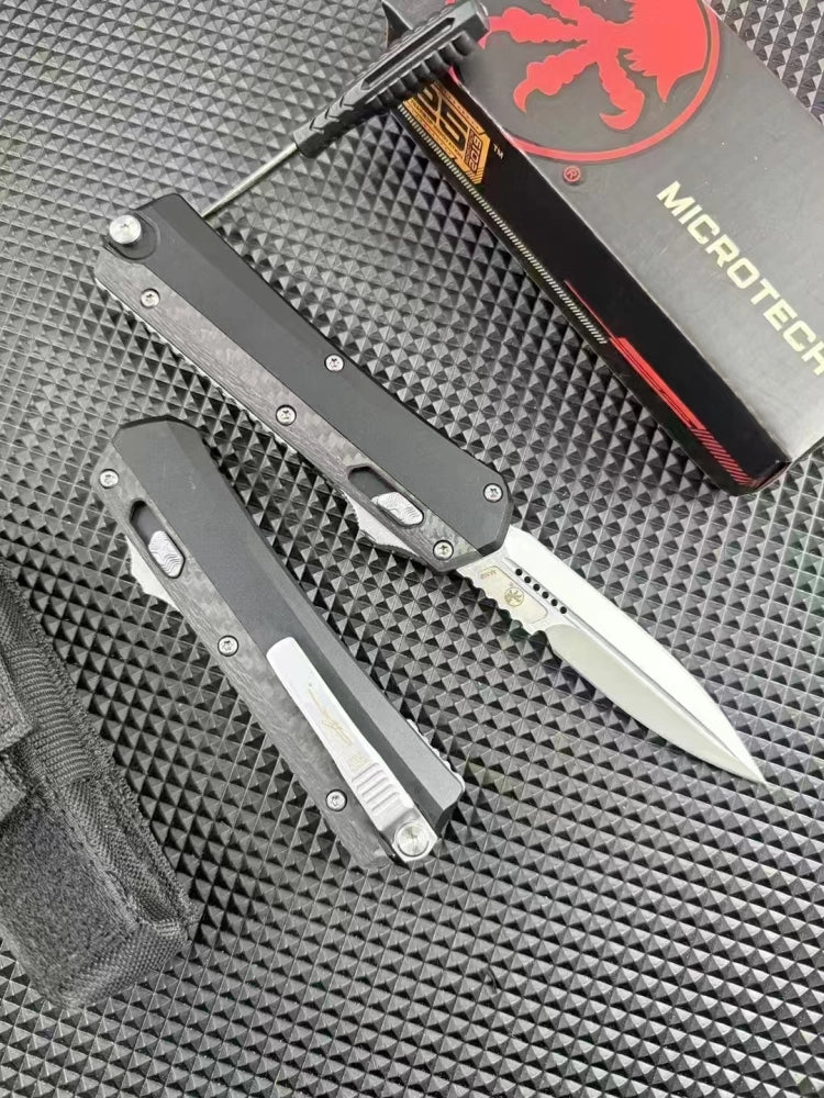 Microtech Snake Jump Knife Carbon Fiber (Mirror Edition)