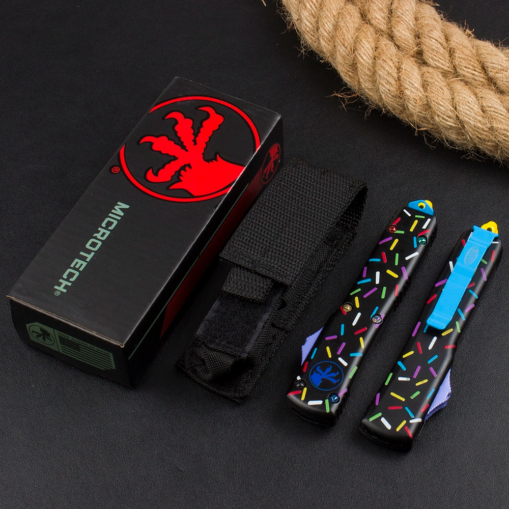 Microtech UT85 Donut (Black Handle Series)