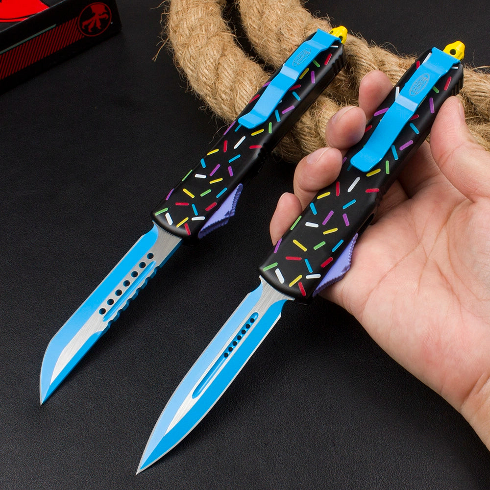 Microtech UT85 Donut (Black Handle Series)
