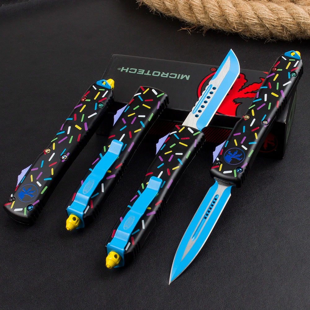 Microtech UT85 Donut (Black Handle Series)