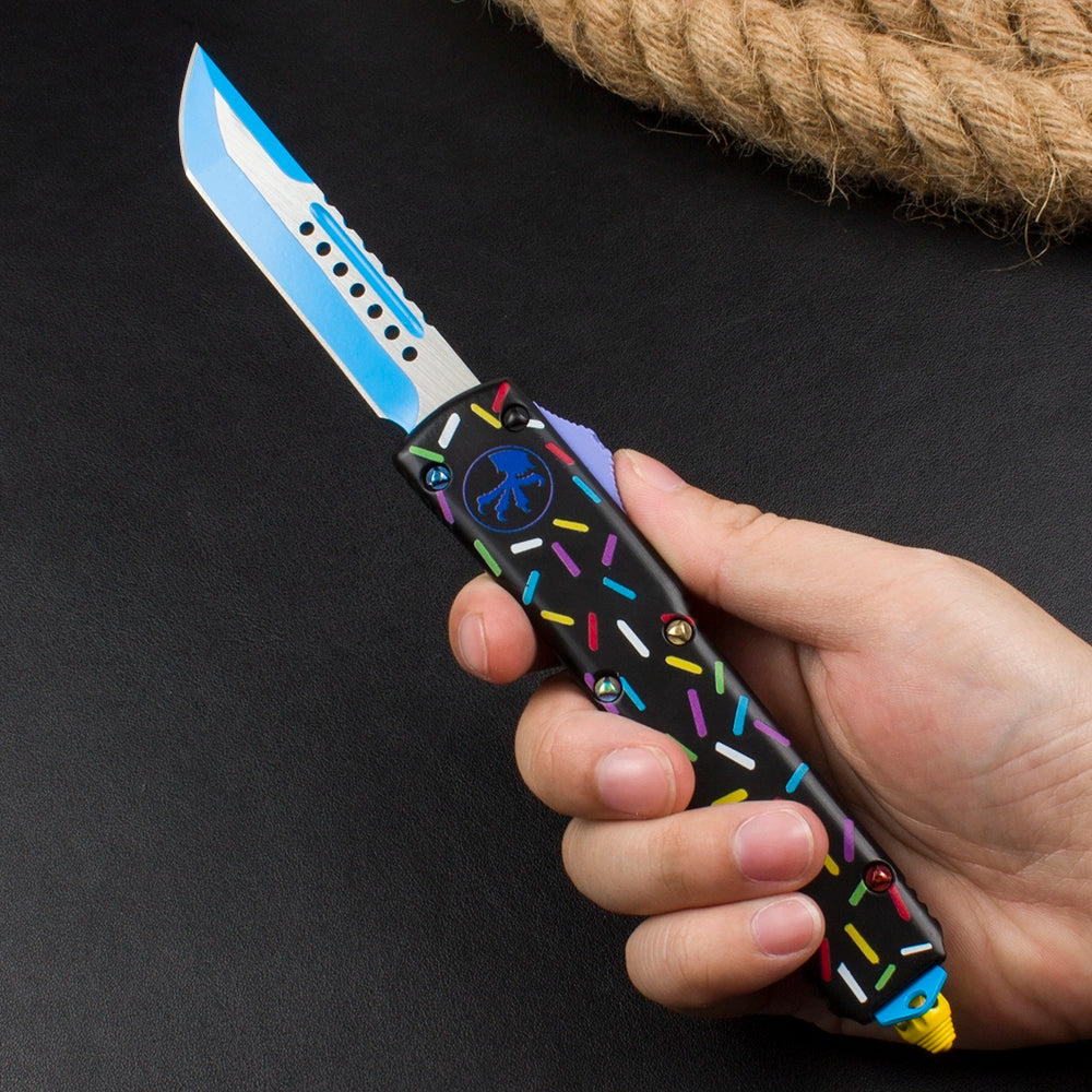 Microtech UT85 Donut (Black Handle Series)