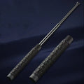 Self-defense baton (diamond-shaped rubber non-slip handle, cost-effective!)