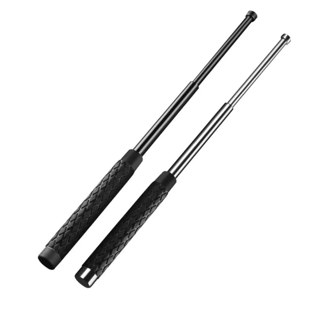 Self-defense baton (diamond-shaped rubber non-slip handle, cost-effective!)