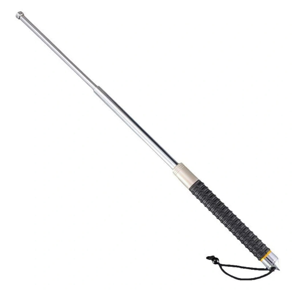 Strengthened and extended solid Hummer baton portable window-breaking telescopic baton (emergency self-defense baton)