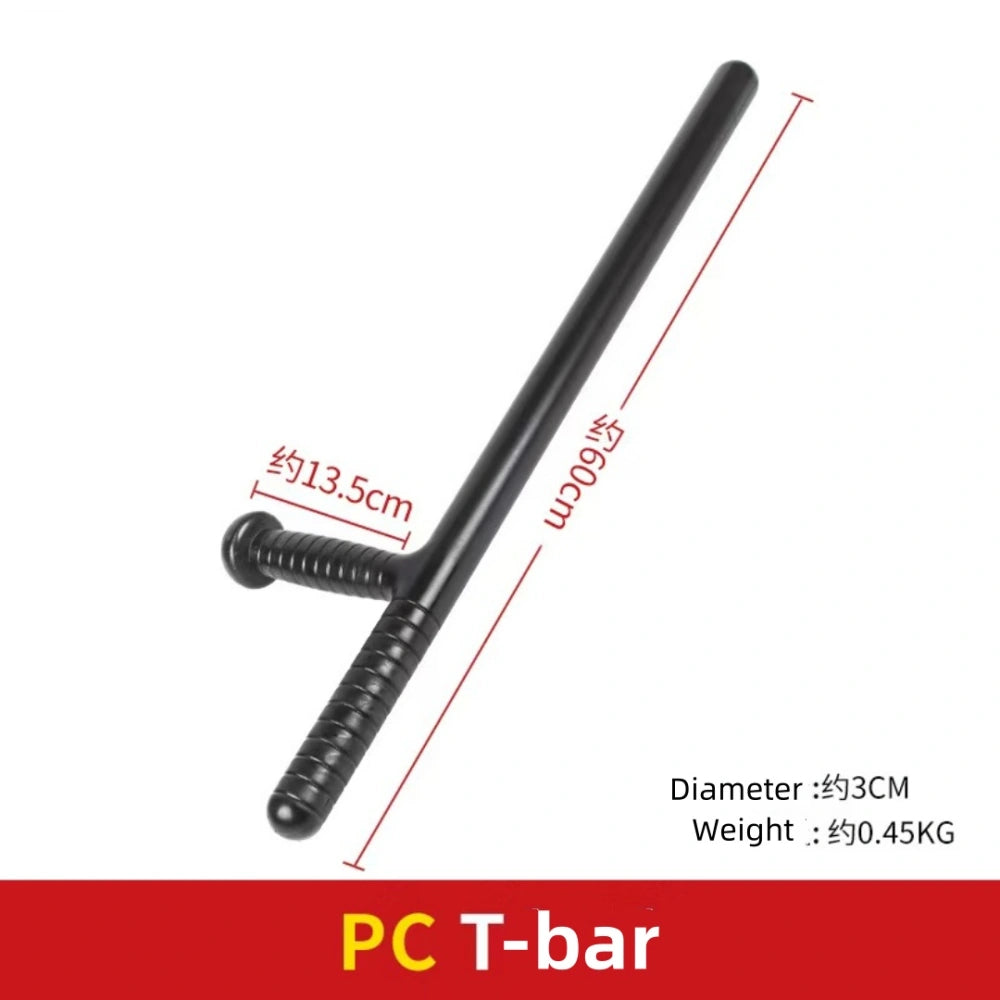 T-shaped riot baton (various materials available)