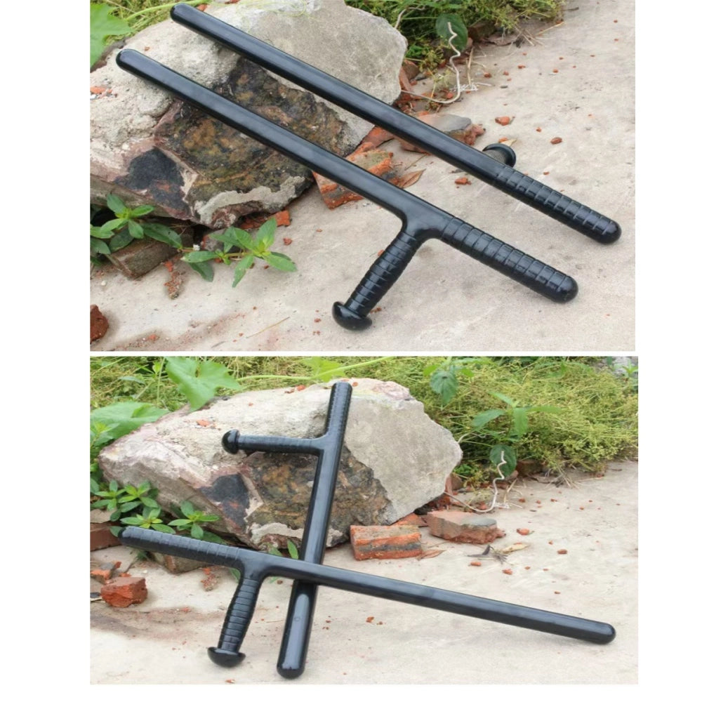 T-shaped riot baton (various materials available)