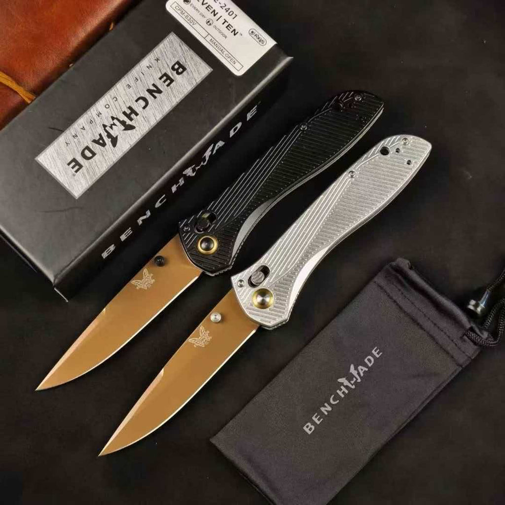 Benchmade 710FE-2401 Seven Ten Limited Edition EDC Tactical Folding Knife (Collaboration Model)