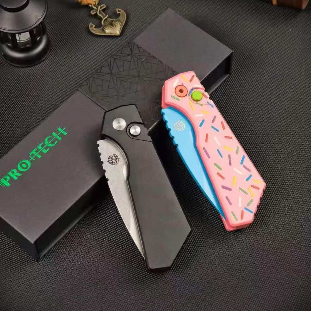 New Pro-Tech Strider TP Automatic Side-Opening Folding Knife