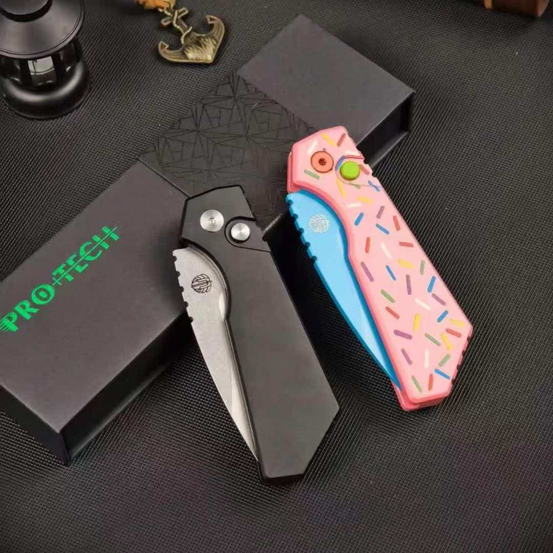 New Pro-Tech Strider TP Automatic Side-Opening Folding Knife