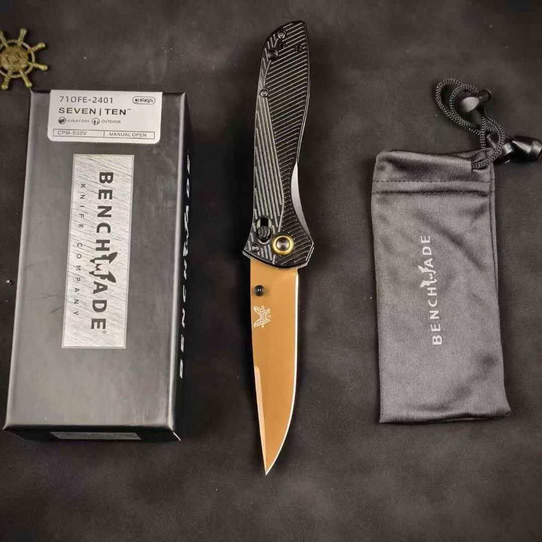 Benchmade 710FE-2401 Seven Ten Limited Edition EDC Tactical Folding Knife (Collaboration Model)