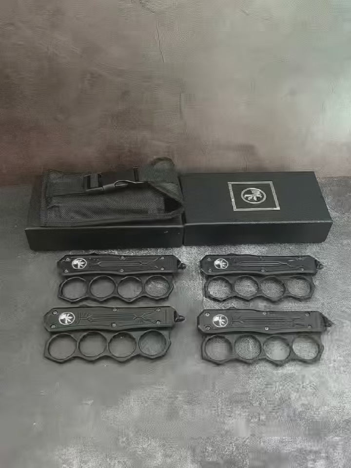Micro-tech boxing gloves and rings