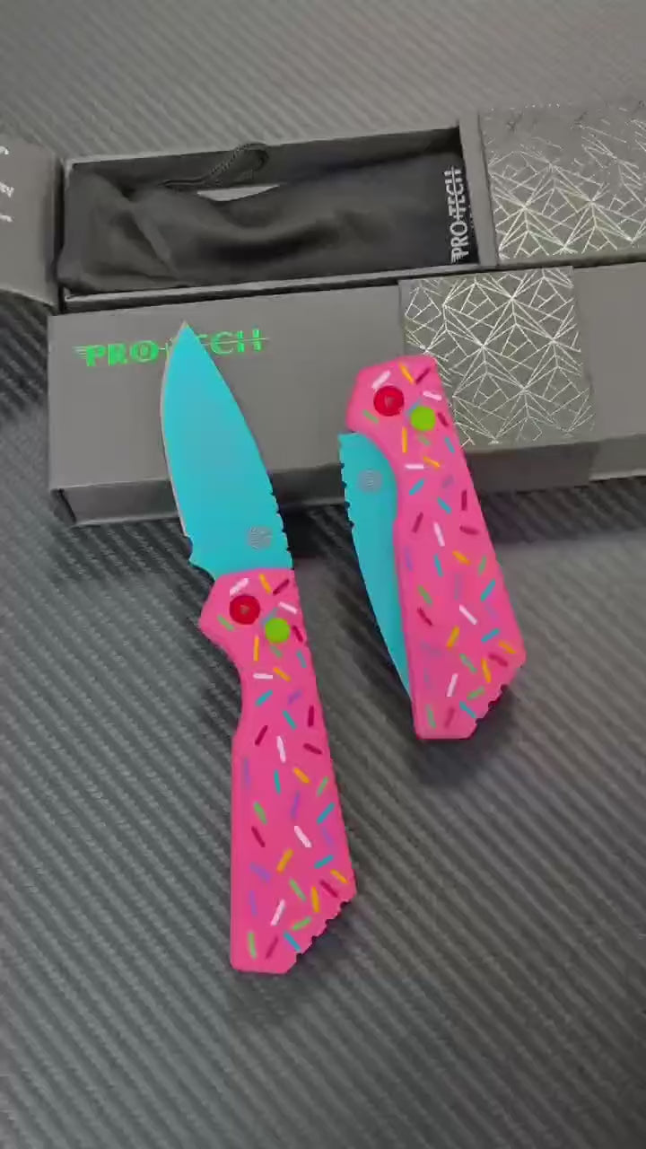 New Pro-Tech Strider TP Automatic Side-Opening Folding Knife