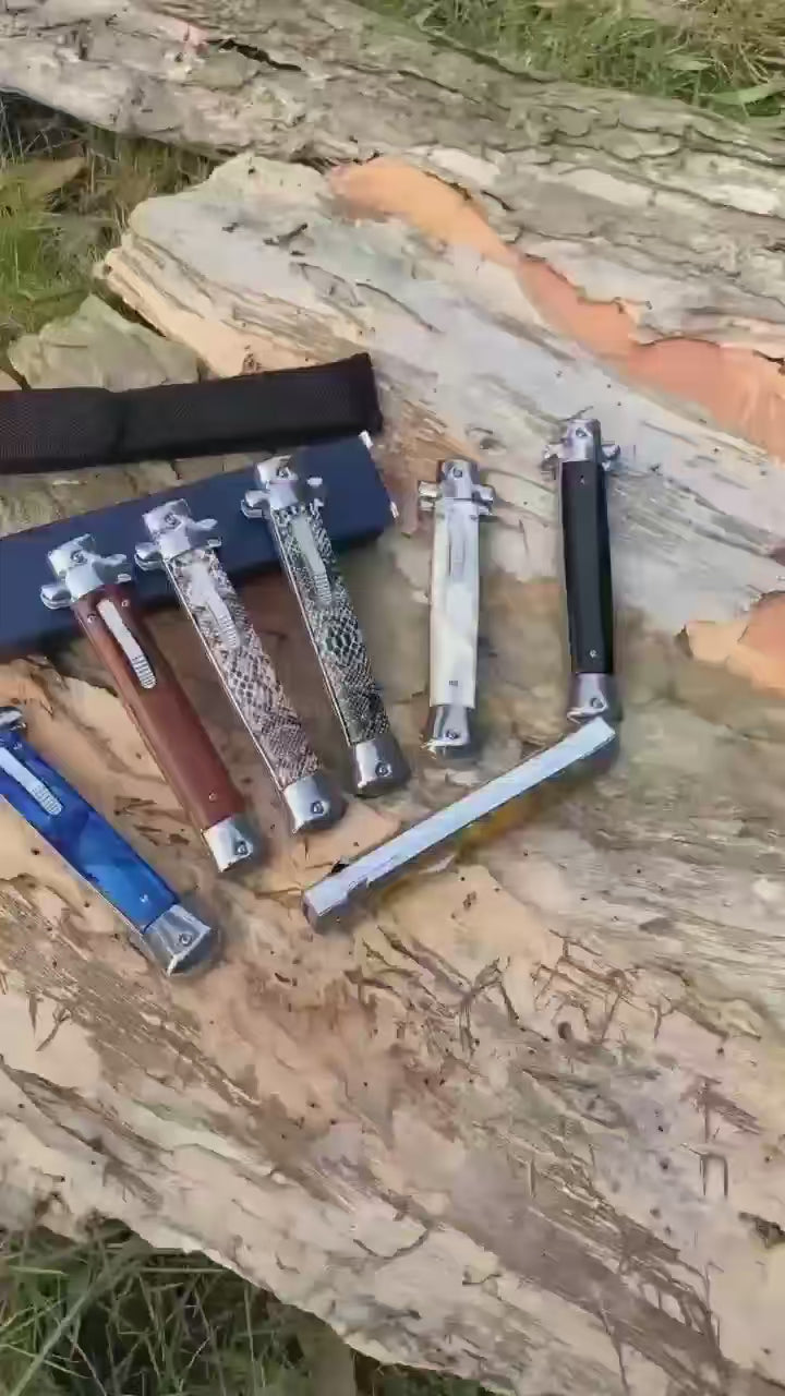 New 11-inch AKC Italian Mafia - Gambler's Switch Knife