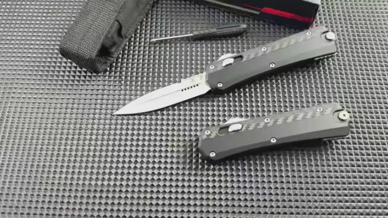 Microtech Snake Jump Knife Carbon Fiber (Mirror Edition)